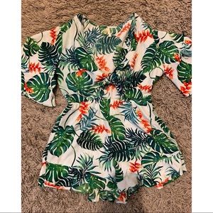 Womens Floral Romper